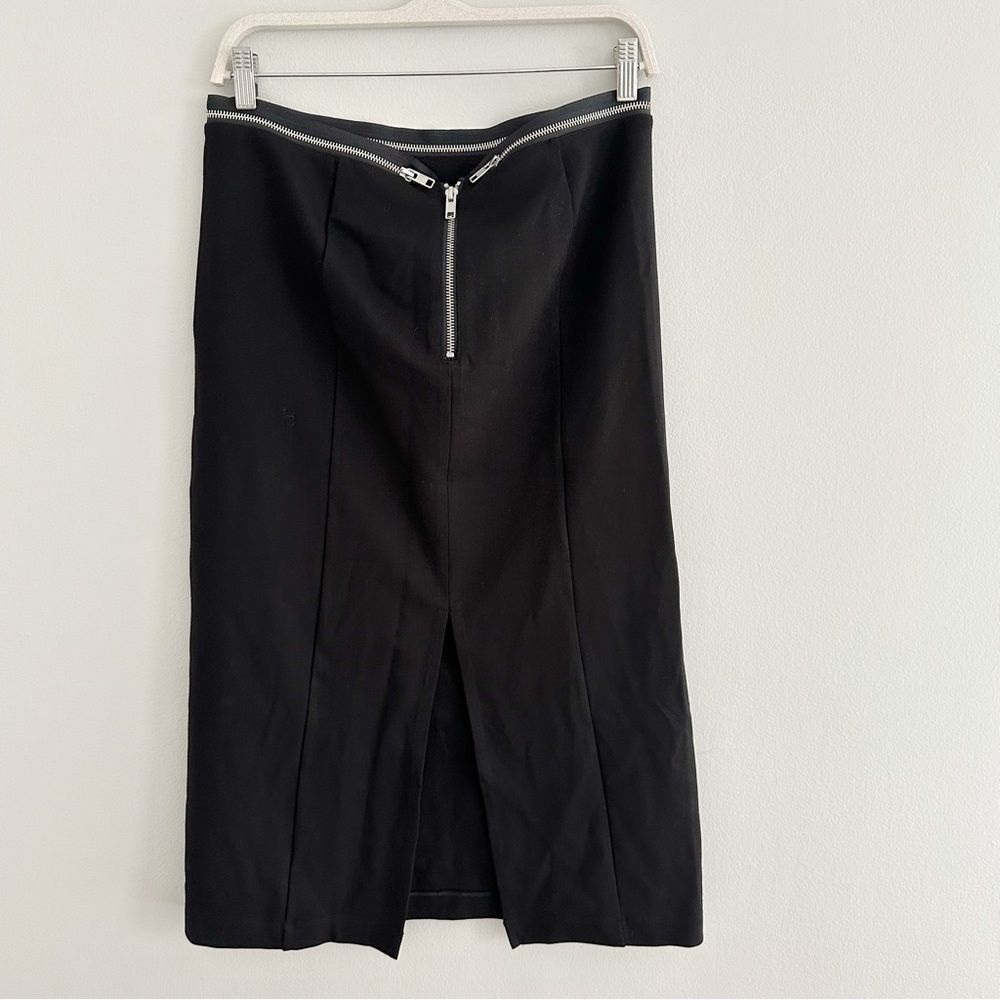 Helmut Lang Front-slits Straight Midi Skirt - Picture 5 of 8